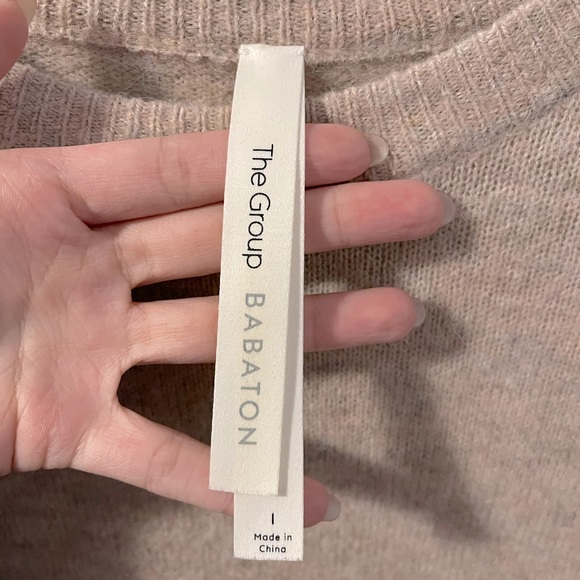 Aritzia Babaton Group Pink Wool Sweater - Picture 6 of 6